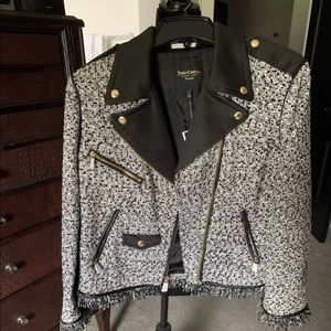 Juicy couture black label tweed jacket